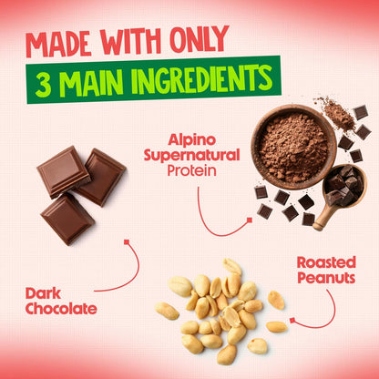 ALPINO 30g High Protein Dark Chocolate Peanut Butter Crisp