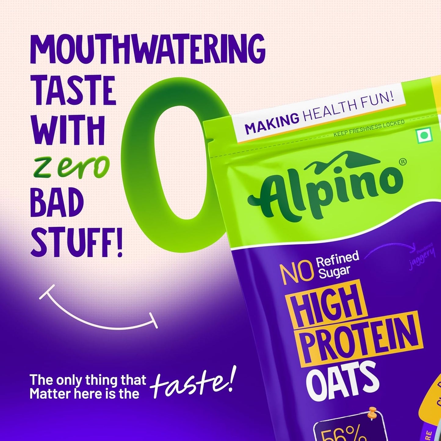 ALPINO 27% High Protein Oats Dark Chocolate