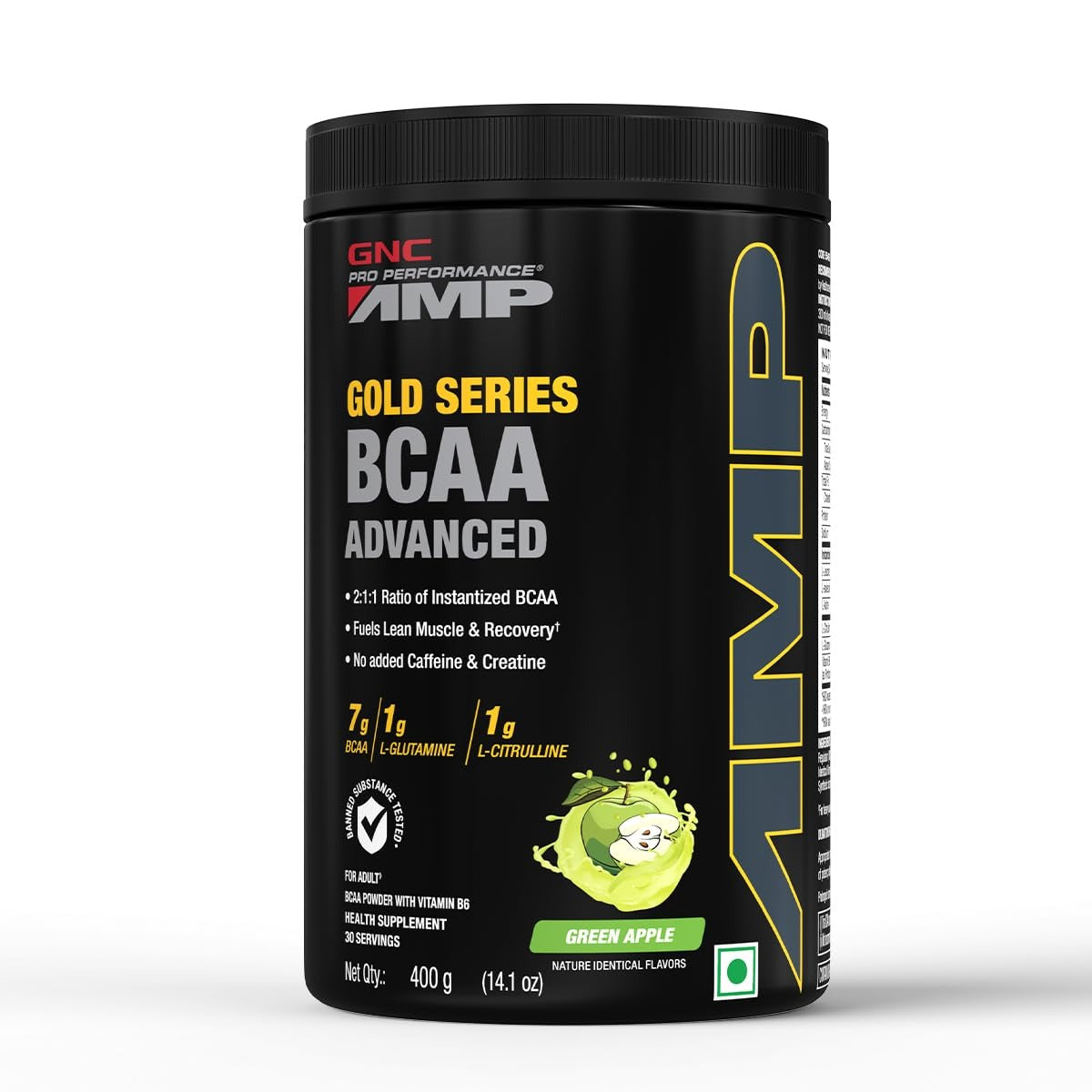 GNC AMP Gold Series BCAA Advanced | 400 gm