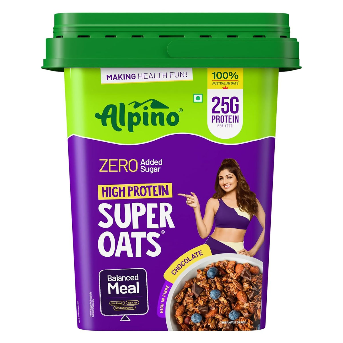 ALPINO 25g High Protein Super Oats Chocolate