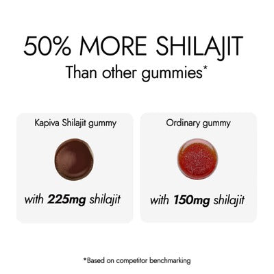 Kapiva Shilajit Energy Gummies
