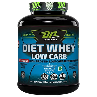 Domin8r Diet Whey protein tub
