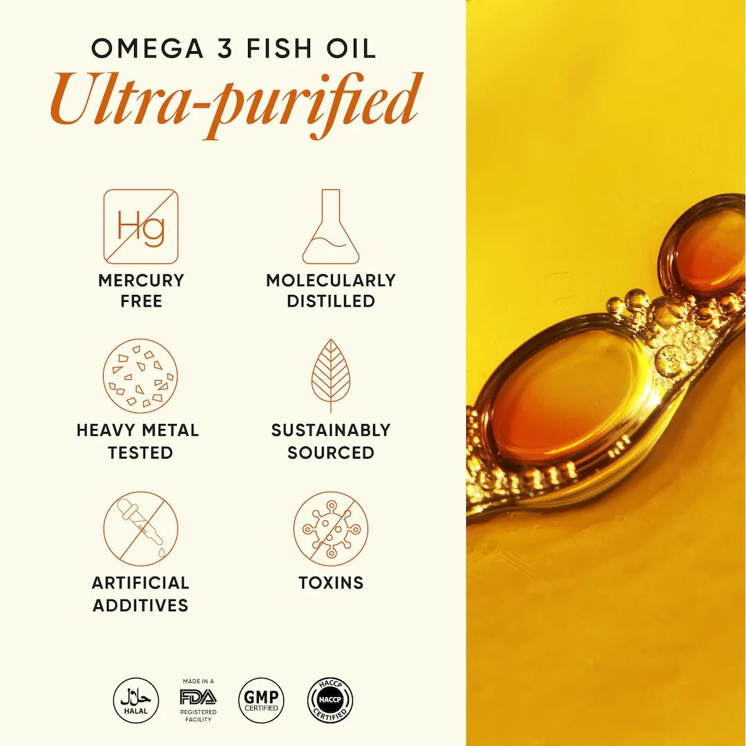 Wellbeing Nutrition Slow 3x Strength Omega 3 Fish Oil