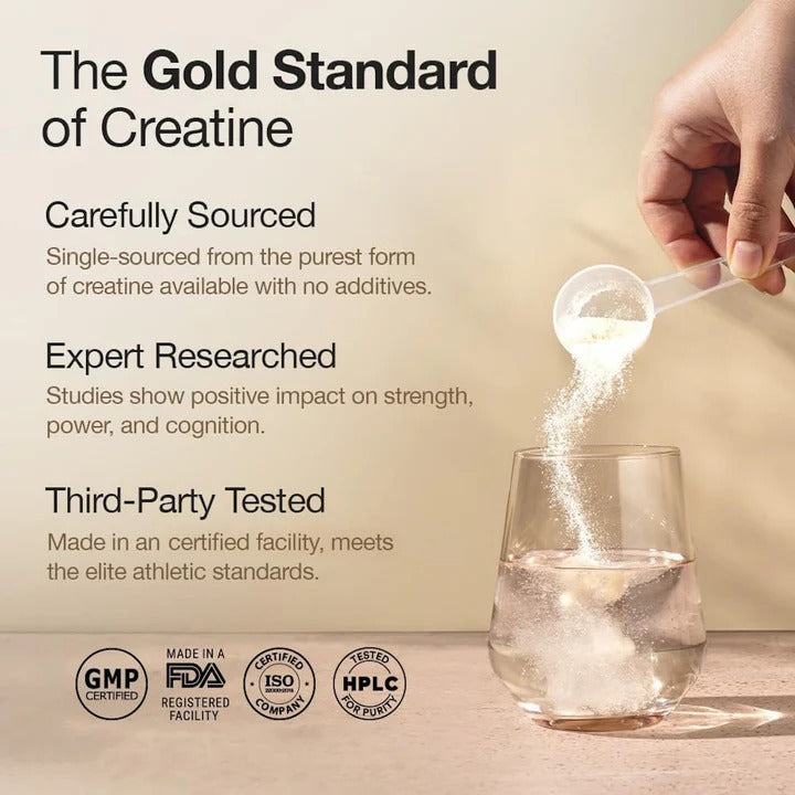 Creatine Monohydrate | 100g | 300mg Taurine | Unflavoured
