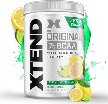 XTEND Original BCAA Powder ,Powder - Lemon-Lime Squeeze (30 Servings)