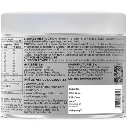 Creatine Monohydrate | 100g | 300mg Taurine | Unflavoured