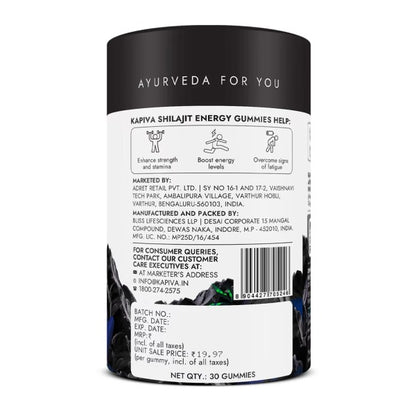 Kapiva Shilajit Energy Gummies