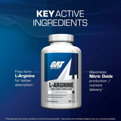 GAT L-Arginine, 180 tablet(s)