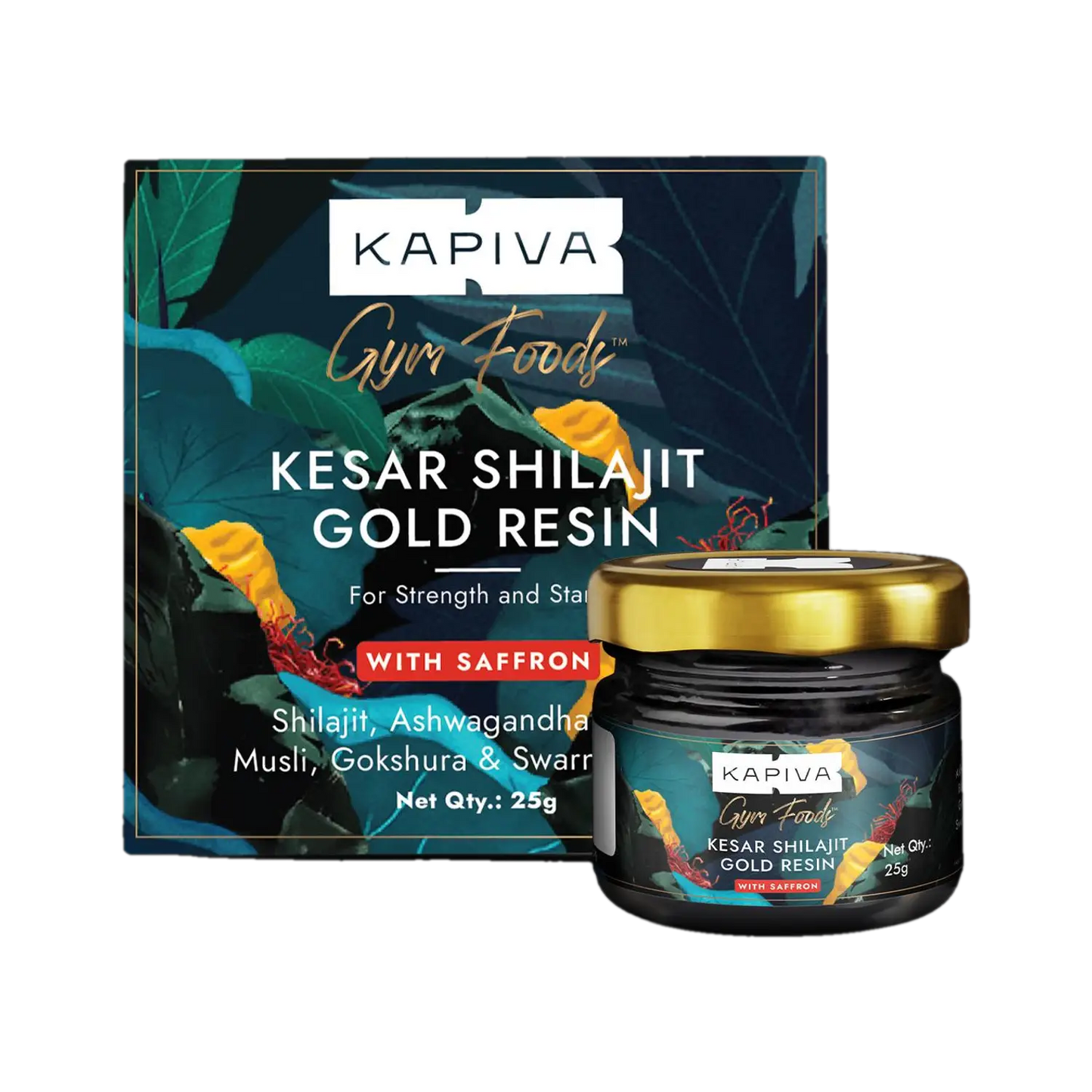 Kapiva Gym Foods Kesar Shilajit Gold Resin 25g (25 g)