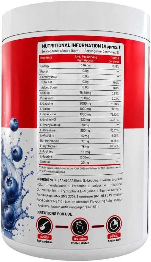 C9 Nutrition BCAA-EAA Blueberry 240g | 30 Servings