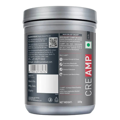 MuscleBlaze Creatine Monohydrate CreAMP